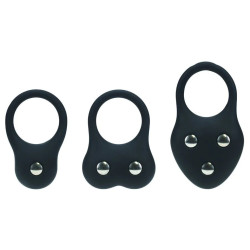 Levelz Lot de 3 Cockrings Training Ring 40-110gr